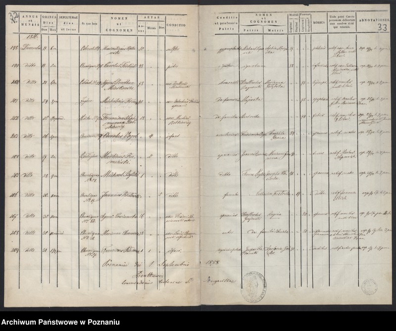 Obraz 19 z jednostki "Księga zgonów"