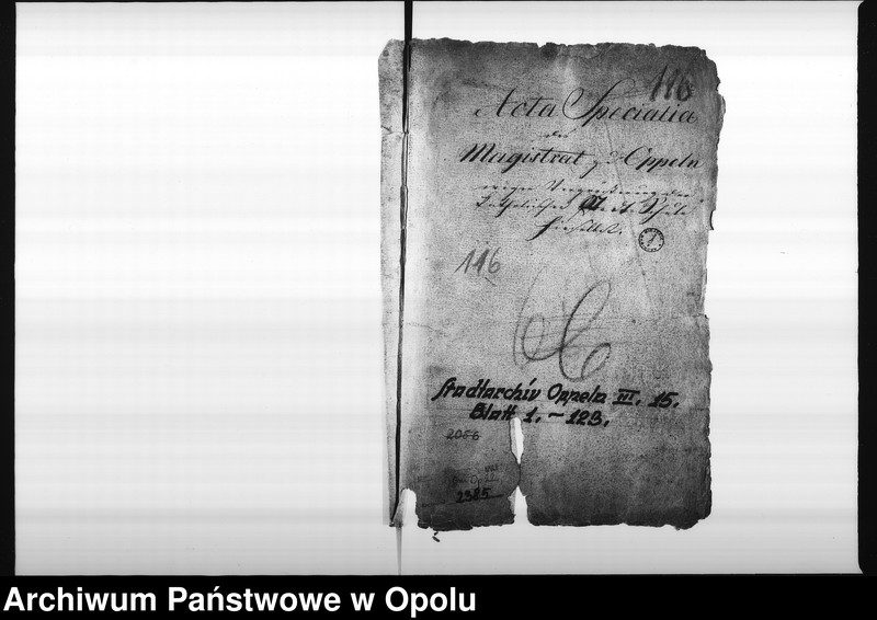 Obraz 4 z jednostki "Acta Specialia des Magistrats zu Oppeln wegen Vergrösserung der katholischen Stadt-Schule hieselbst"