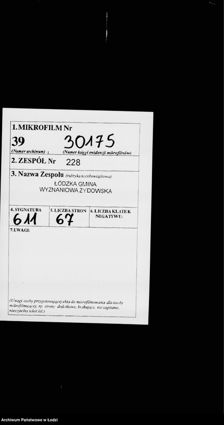 Obraz 2 z jednostki "Rejestr poborczy"