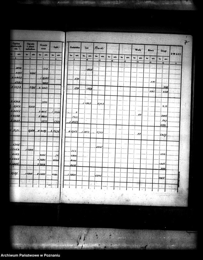 Obraz 12 z jednostki "Rejestr pomiarowy wsi Ruda Komorska powiatu konińskiego /prace scaleniowe/"