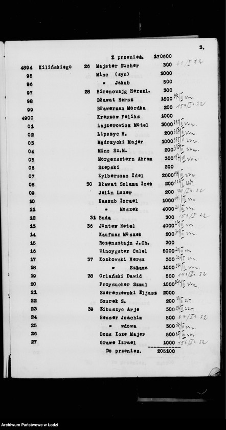 Obraz 6 z jednostki "Rejestr poborczy"
