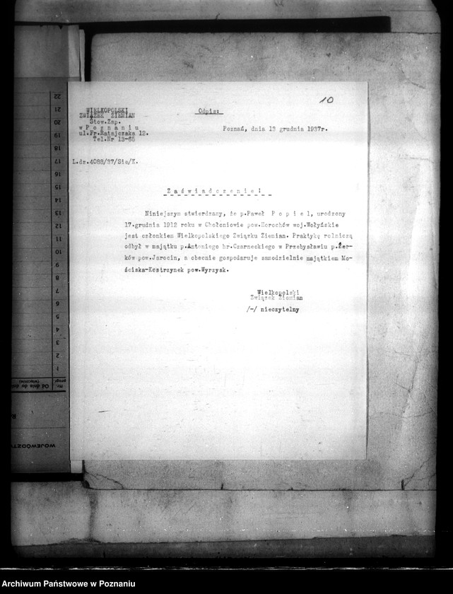 Obraz 14 z jednostki "Ustalenie podstawowych norm władania majątkiem Mościska powiat wyrzyskiego"