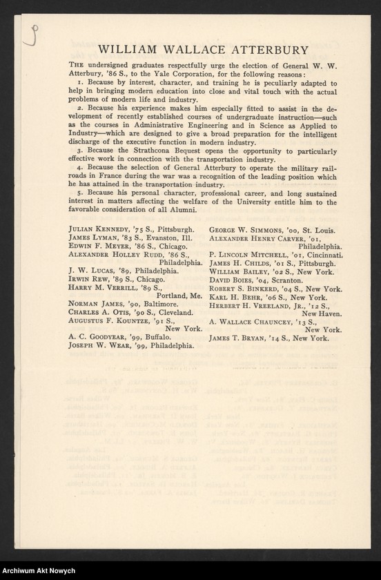 image.from.unit.number "Druki dotyczące stanu i systemu oświatowego w Stanach Zjednoczonych i Europie, wyższych uczelni, liceów, itp.; Kolekcja kart pocztowych s.366-373,397-420; 11 fotokopii"