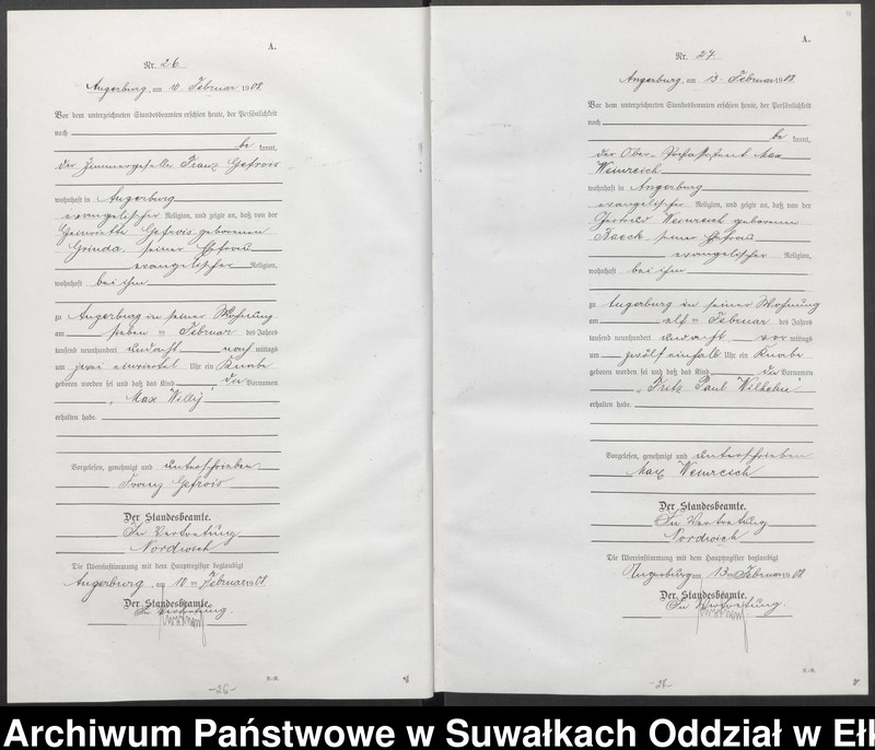 image.from.unit.number "[Geburts-Neben-Register des Preussisches Standes-Amtes Angerburg Kreis Angerburg]"