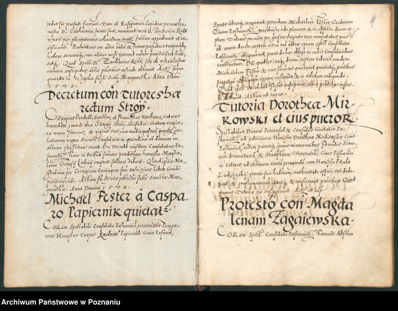 Obraz 13 z jednostki "Liber actorum civitatis Posnaniae."