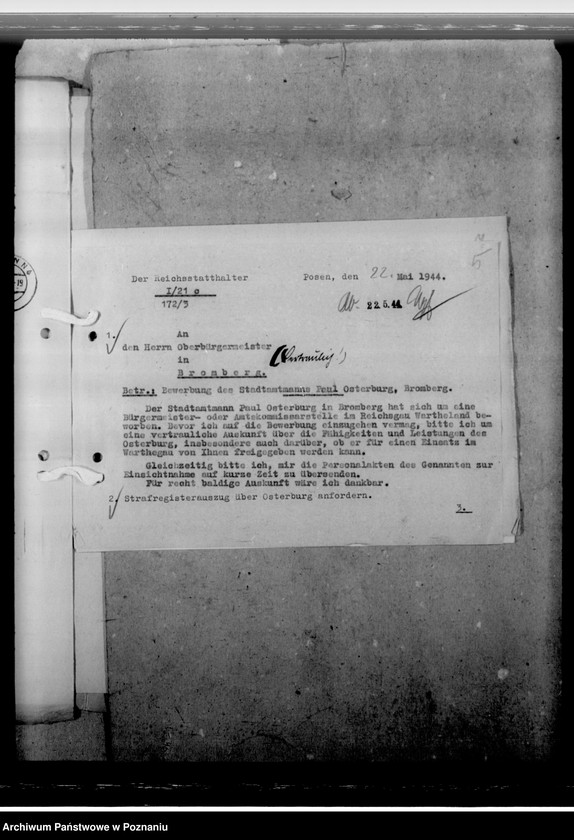 Obraz 9 z jednostki "Osterburg, Paul - urzędnik miejski"