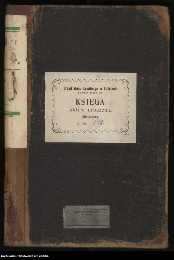 Obraz 2 z jednostki "[Księga urodzeń - miasto]"