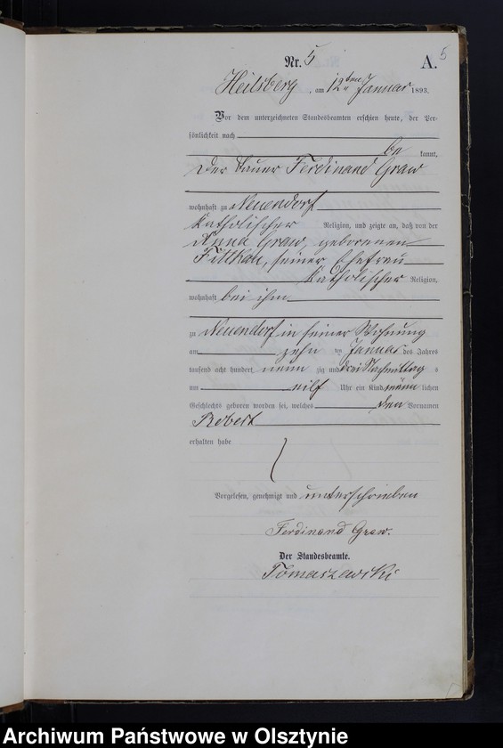 image.from.unit.number "Geburts-Haupt-Register Nr 1 - 150"