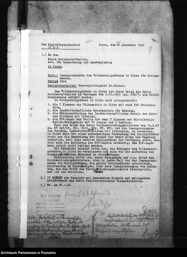 Obraz 11 z jednostki "Przeznaczenie szkół na cele wojenne"