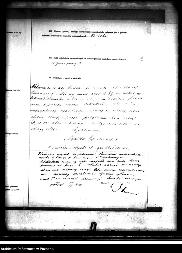 Obraz 11 z jednostki "Majątek Oświecim powiatu kępińskiego wyłączenie z art.4,5 ustawy o reformie"