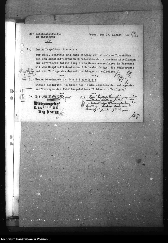 Obraz 16 z jednostki "Einsetzung eines Vertrauensarztes und Errickung eines Sprechzimmers"