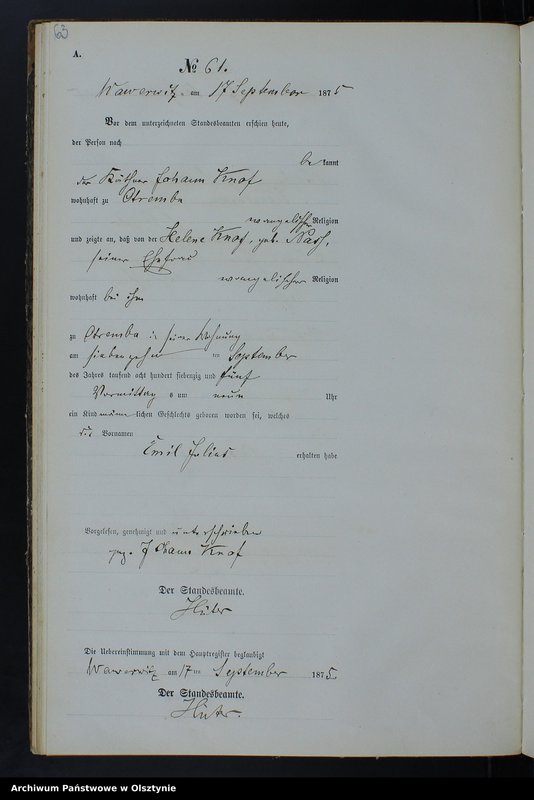 image.from.team "Urząd Stanu Cywilnego w Wielkich Bałówkach pow. nowomiejski"