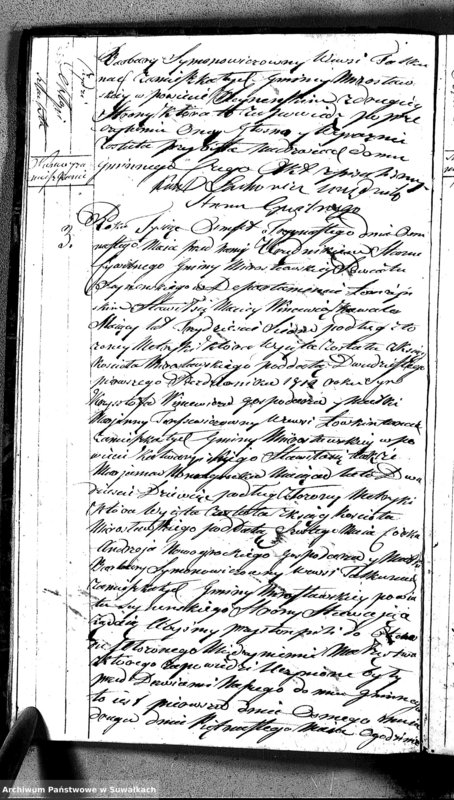 image.from.unit.number "Akta Zaślubionych w Roku 1813 od dnia 1 Junuary aż do dnia 31 Grudnia w Gminie Mirosławskiey"