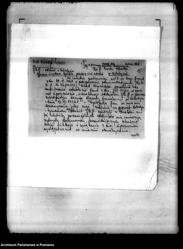 Obraz 19 z jednostki "/Jungdeutsche Partei für Polen w Wolsztynie/"