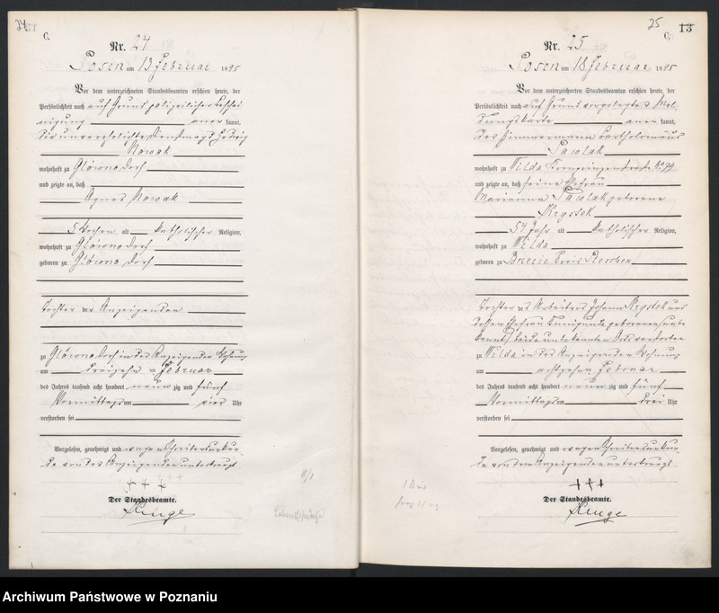 Obraz 15 z jednostki "Księga zgonów"