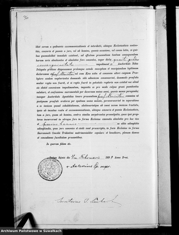 image.from.unit.number "Dokumenty k aktam brakosočetavšichsja Kopciovskago Rimsko-Katoličeskago prichoda za 1899 god"