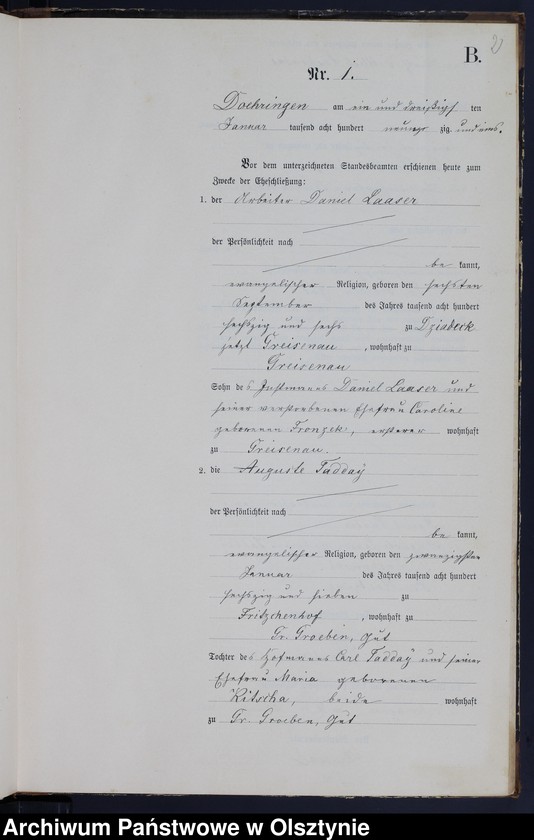 image.from.unit.number "Heiraths-Neben-Register Nr 1 - 18"
