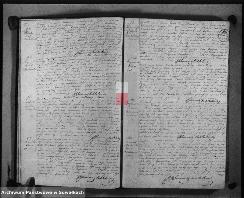 Obraz 15 z jednostki "Księga duplikat urodzonych, zaślubionych i umarłych w parafii puńskiey roku 1842"