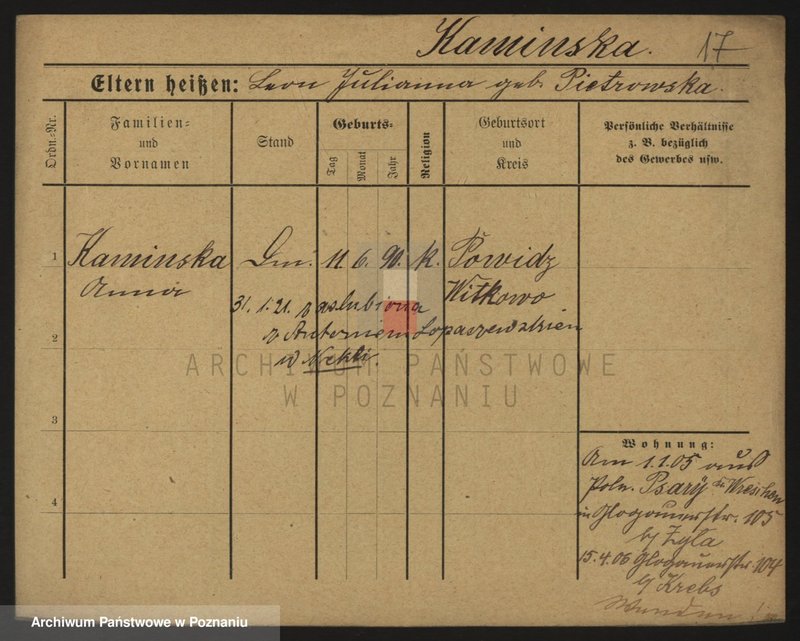 image.from.unit.number "Kamiński (samotne kobiety) - Kanarska"