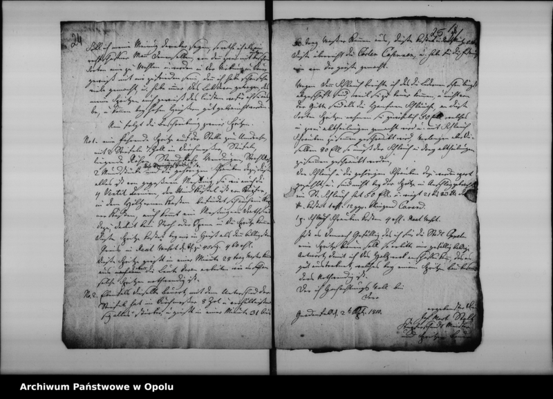 Obraz 20 z jednostki "Acta Specialia des Magistrats zu Oppeln die Städtischen Feuerspritzen betreffend und Anschaffung einer neuen Spritze"