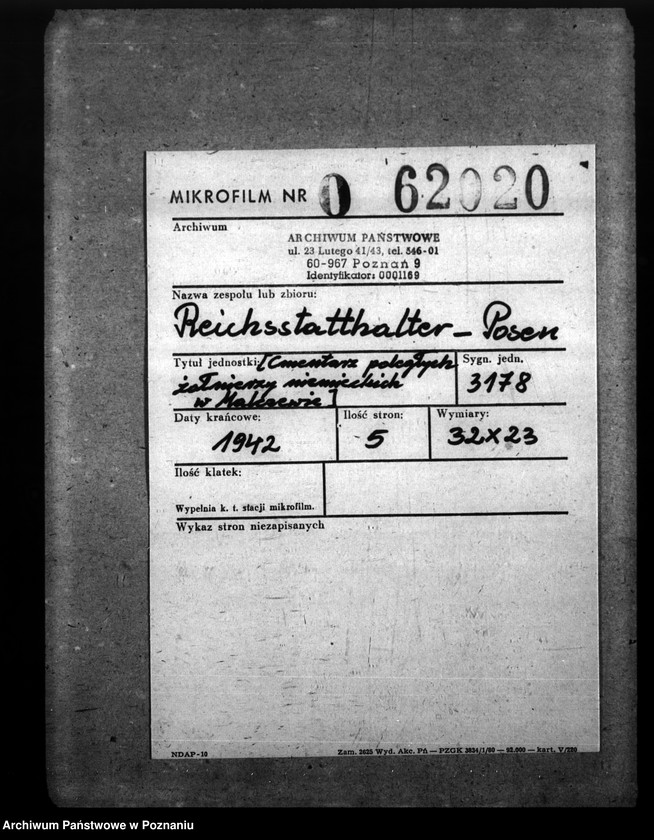 Obraz 2 z jednostki "Cmentarz poległych żołnierzy niemieckich w Małczewie"