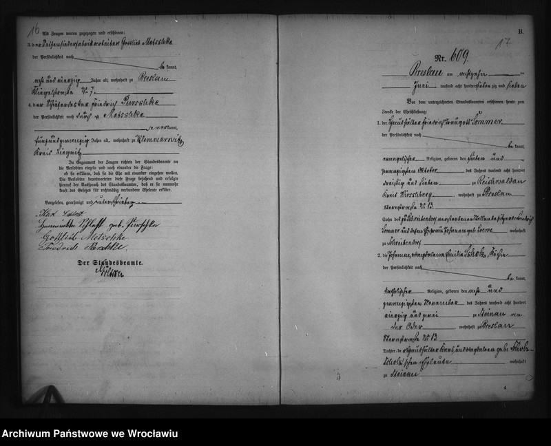 image.from.unit.number "Heiraths-Haupt-Register Breslau I 1877 Band 3"
