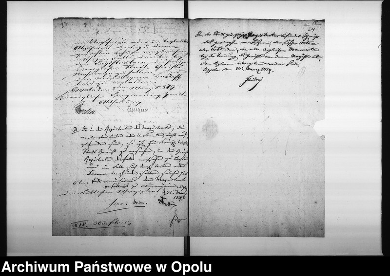 Obraz 18 z jednostki "Acta in Sachen der Fischer bey Oppeln wegen practendirten ausschliessenden Handels mit Fischen, hier in der Stadt Oppeln so wie die Auflösung des ganzen Fischermittels betreffend"