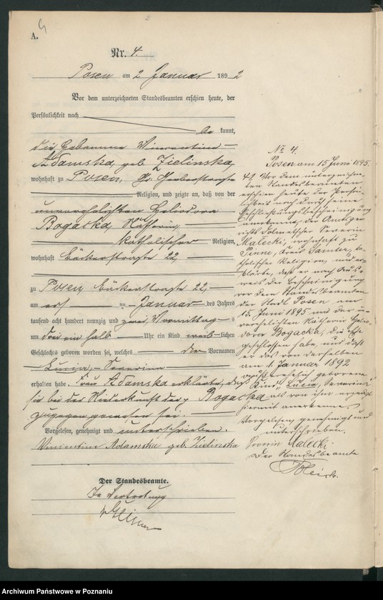 Obraz 7 z jednostki "Księga urodzeń t. I, II"