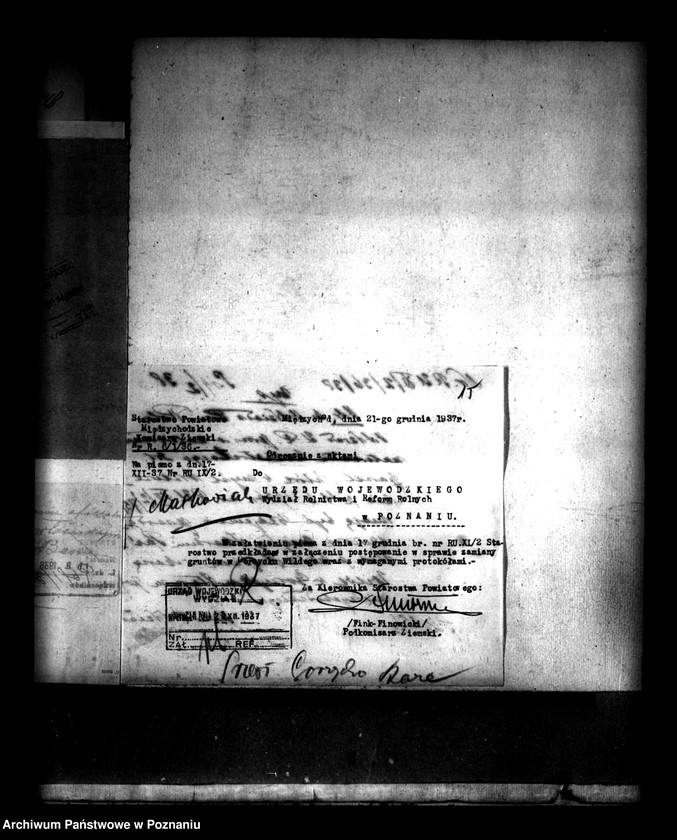 Obraz 19 z jednostki "Sprawy przewłaszczeniowe majątku Gorzycko-Stare powiatu międzychodzkiego"