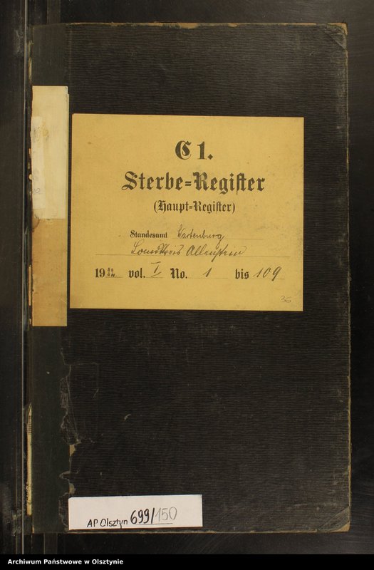 image.from.unit.number "Sterbe-Haupt-Register Nr 1 - 109"