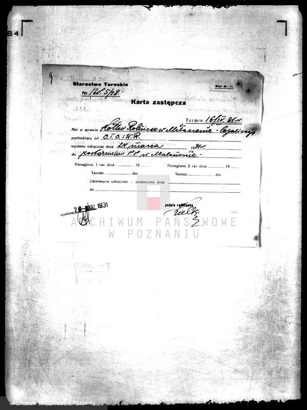 Obraz 13 z jednostki "/Kółko Rolnicze/ sprawy organizacyjne"