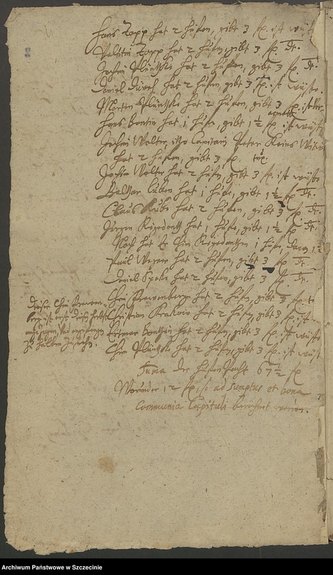 image.from.unit.number "Vizedominats-Hebungen darin Exekution in Kossin Kr. Pyritz."