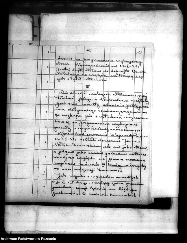 Obraz 17 z jednostki "Jerzy Nałęcz-Kunowski z Łobżenicy, skarga do NTA na orzeczenie Urzędu Wojewódzkiego z dnia 23,II,37 w sprawie przymusowego wykupu"