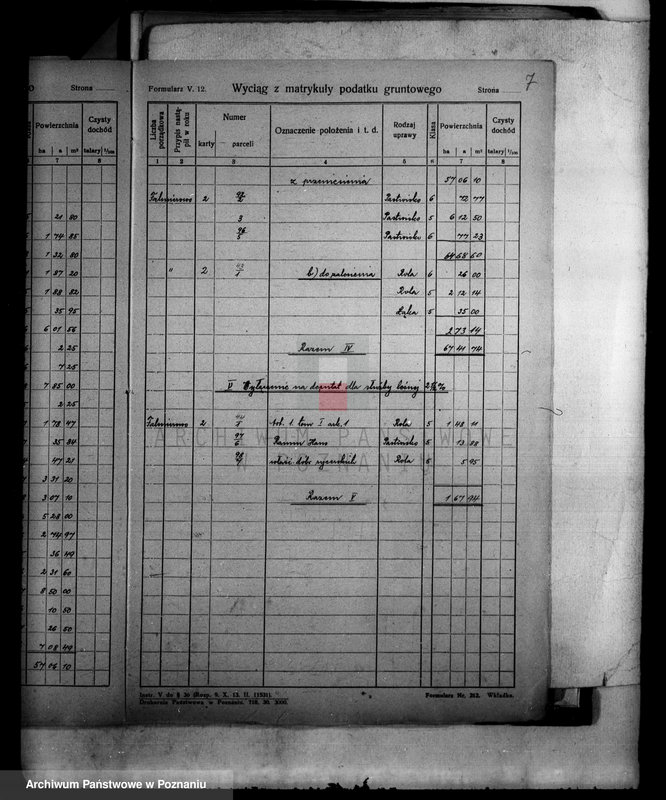Obraz 11 z jednostki "Operat wyłączeń w myśl art.4 i 5 ustawy o reformie rolnej majątku Falmierowo powiatu wyrzyskiego mikrofilm"
