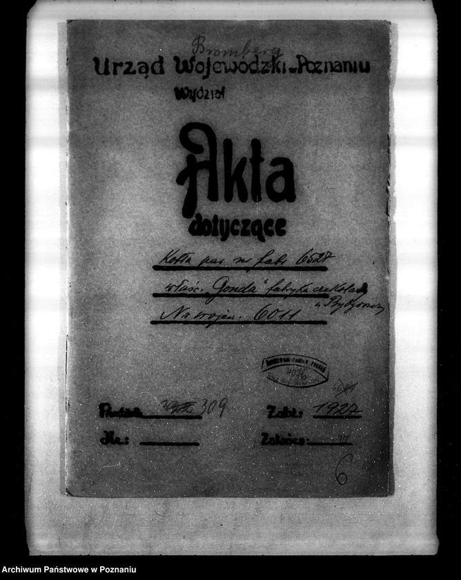 Obraz 4 z jednostki "Fabryka cukierków "Gonda" w Bydgoszczy nr woj. kotła 6011"