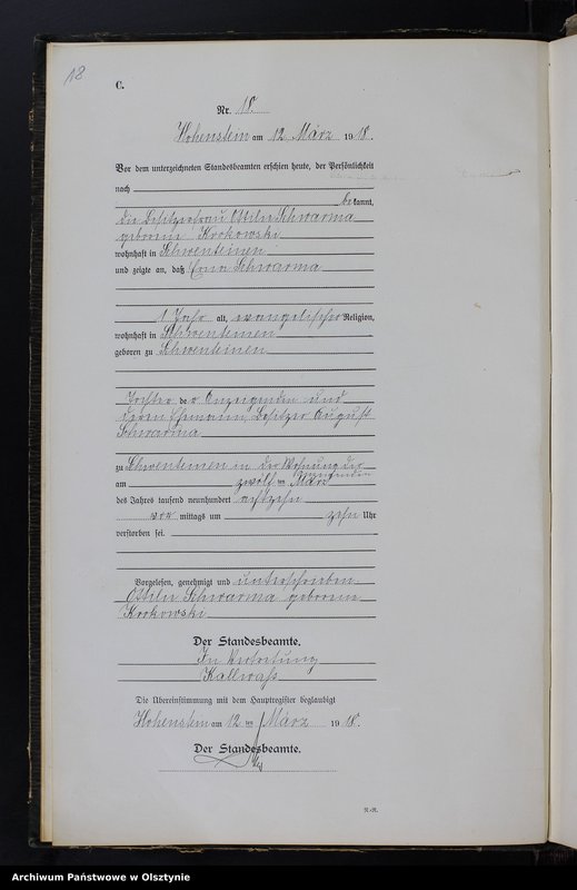 image.from.unit.number "Sterbe-Neben-Register Nr 1 - 223"