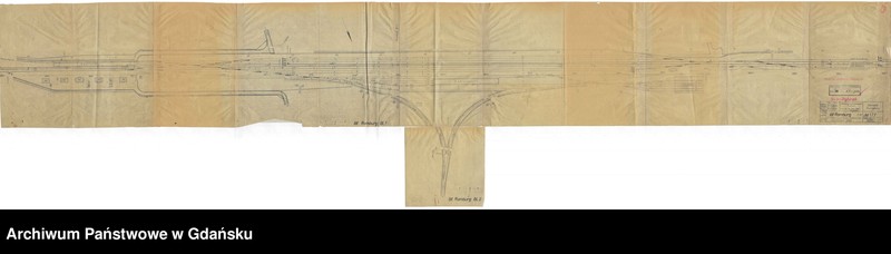 image.from.unit.number "Reichsbahnvermessungsamt Posen. Posen, den 13 März 1943. Bahnhof Romburg. Strecke: Karschnice - Hohensalza von Km 246.7 - 248.6"