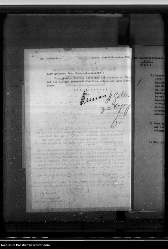 Obraz 10 z jednostki "Schlachthöfe - frische Fleisch. Tuberkulosenschutzanordnung. Wirtschaftliche Unternehmungen im Kreise Schieratz. Krankenhaus zu Gnesen. Ausbau des Schlachthofes Posen."