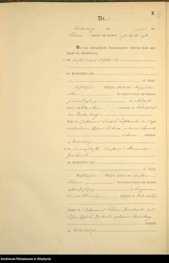 image.from.unit.number "Heiraths-Haupt-Register Nr 1 - 47"