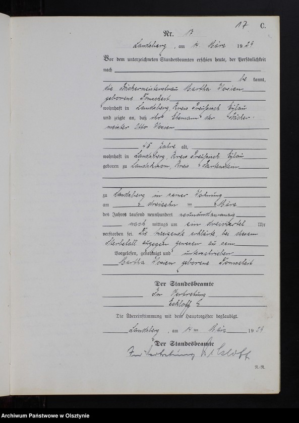 image.from.unit.number "Sterbe-Neben-Register Nr 1 - 33 [ Księga zgonów - wtóropis ]"
