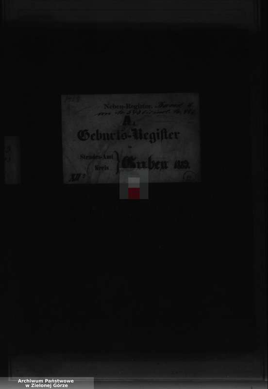 image.from.unit.number "Geburts-Neben-Register, Band II von No 543 bis No 998"