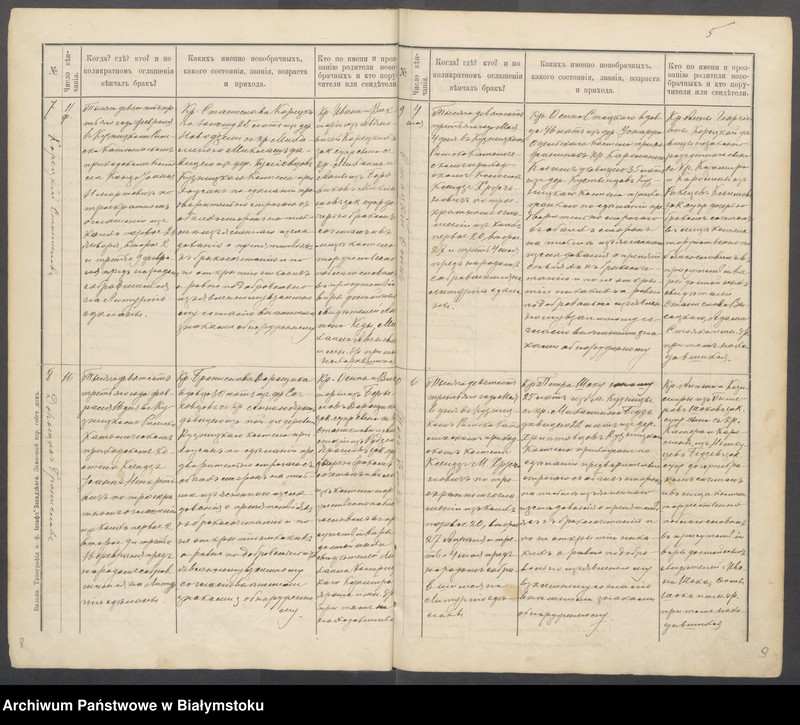 Obraz 8 z jednostki "[Akta małżeństw od nr 24/1902 do nr 15/1912]"
