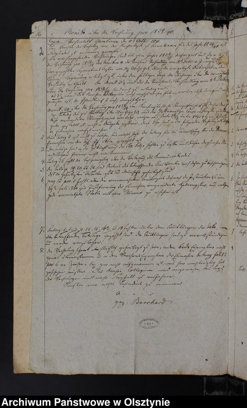 image.from.unit.number "Rechnung der Kirchen Kassen Kruklanken"
