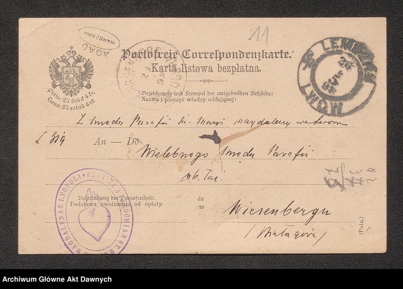 image.from.unit.number "Parafia: różne. Dekanat: różne. [Akta różnych urzędów parafialnych na terenie archidiecezji lwowskiej]."