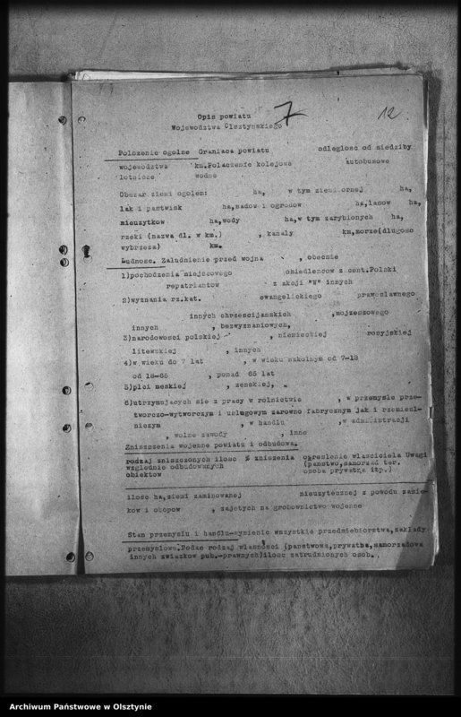 image.from.unit.number "Opis powiatów woj. olsztyńskiego. Wykaz naczelników i starostw Urzędu Wojewódzkiego"