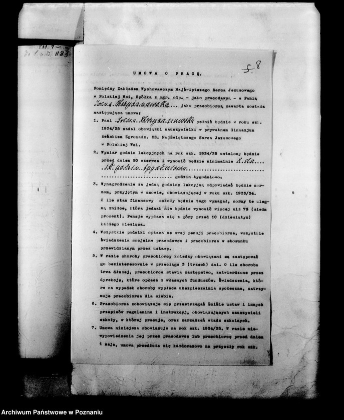 Obraz 10 z jednostki "Prywatne Gimnazjum Najświętszego Serca Jezusowego Polska Wieś"