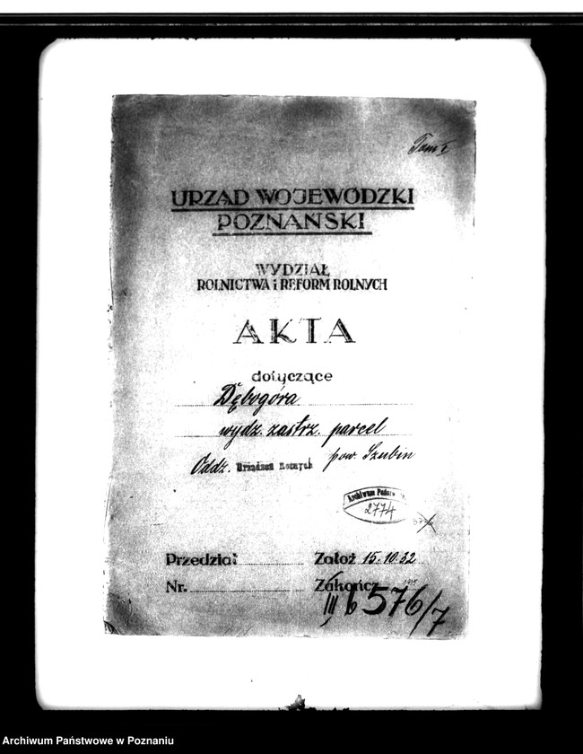 Obraz 4 z jednostki "Majątek Dębogóra powiatu szubińskiego wydzielenie zastrzeżonych parcel"