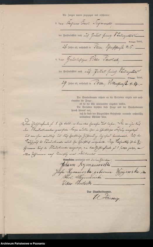 Obraz 9 z jednostki "Księga miejscowa małżeństw tom II [Rejestr główny małżeństw]"