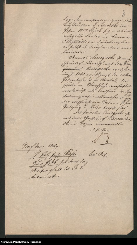 Obraz 12 z jednostki "A. betr. die Familie von Śmiegocki /Michael, Stanislaus und Anton/"