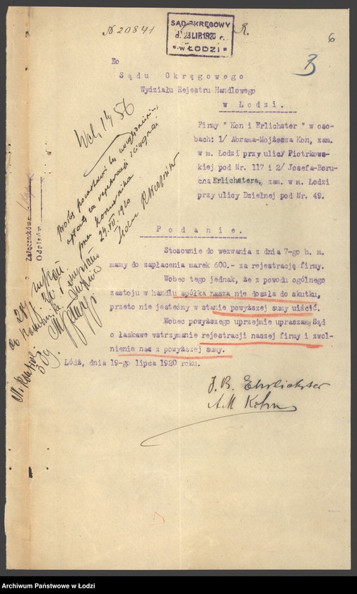 Obraz 8 z jednostki "Kon i Erlichster- sprzedaż przędzy"